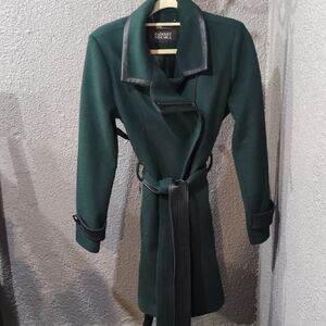 Badgley Mischka Women's Green Coat